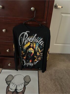 Rockstar Graphic Long-Sleeve Shirt - Black